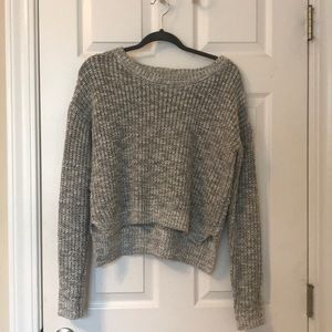 Heather Grey Long Sleeve Sweater